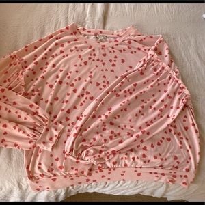Red & Pink Hearts & Ruffles Sweatshirt